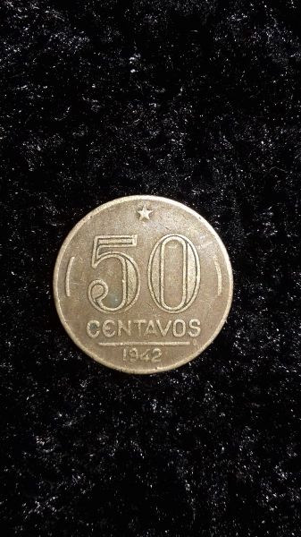 Moeda de 50 centavos de 1942